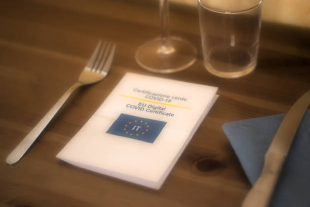 istock European covid green pass for bar and restaurants 1330403404