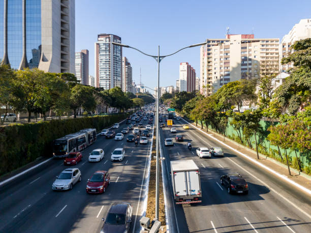 istock Traffic in Sao Paulo city 1330404482