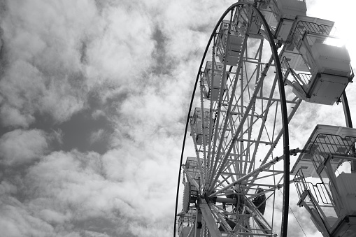 People ride London Eye on May 14, 2012 in London. The Eye is the tallest ferris wheel in Europe.