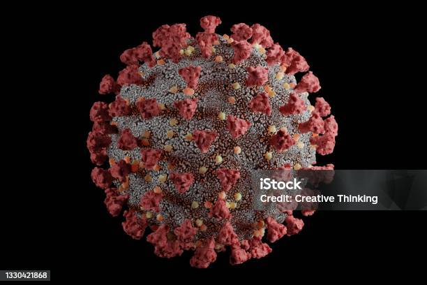 Detailed And Scientifically Accurate 3d Model Of The Sarscov2 Virus At Atomic Resolution Stock Photo - Download Image Now