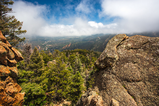 Vista Scenic View from Manitou Incline Colorado