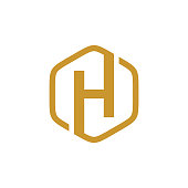 anf%C3%A4nglicher-h-sechseck-logo-vektor
