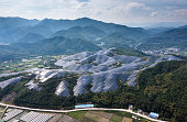 solar power station on moutian