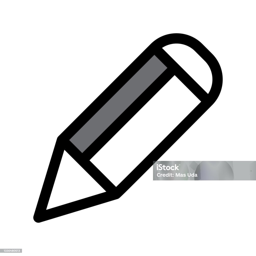 Computer Pencil Vector Pencil Stock Illustration - Download Image Now - Abstract, Backgrounds ...