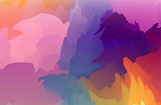 abstract color gradient fluidity background design