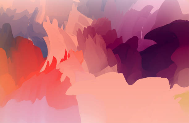 デザインのための抽象的な色のグラデーションの流動性の背景 - abstract backgrounds brown flowing点のイラスト素材／クリップアート素材／マンガ素材／アイコン素材