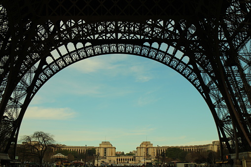 You might have seen lots of photos of the Eiffel Tower itself...but what about the view seen under the tower?