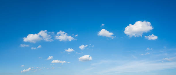 istock Beautiful panorama blue sky and clouds with daylight natural background. 1330505093