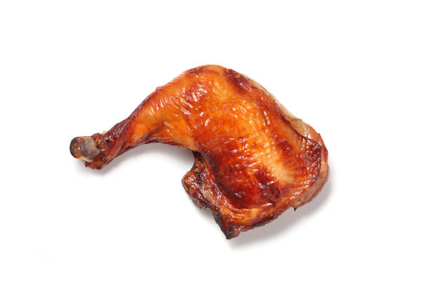 istock Thai style grilled chicken isolated on white background 1330506827