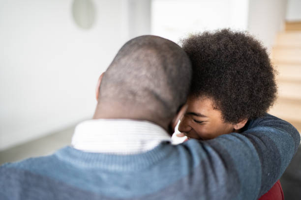 istock Father and son together at home 1330516493