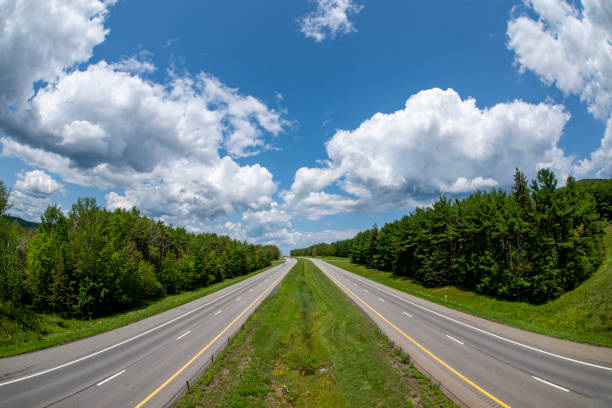 istock Highway 87 in upstate New York 1330528912