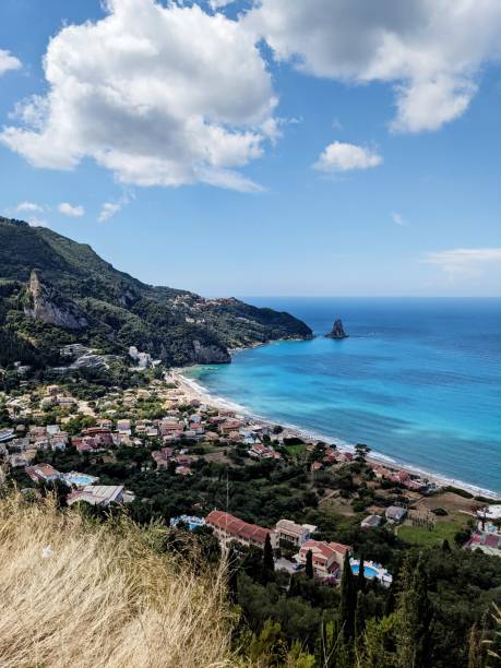 istock Agios Gordios exotic beach in Corfu 1330530235