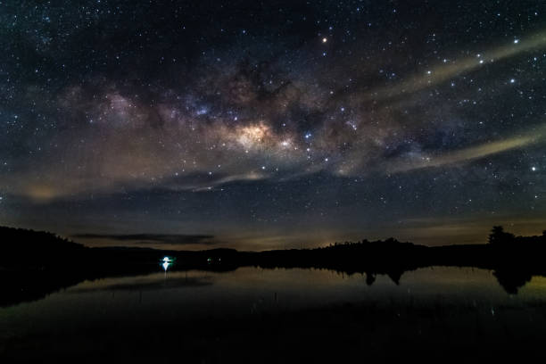 istock beautiful milky way in Thailand 1330531322