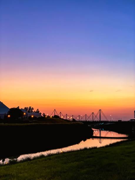 istock July sunset on the “Passerelle du Grand Large” in Dunkerque 1330531565
