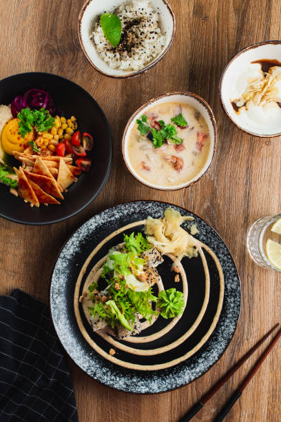 istock delicious asian dish on a plate close-up 1330532516
