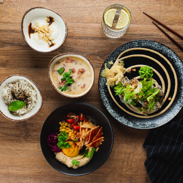 istock delicious asian dish on a plate close-up 1330532520