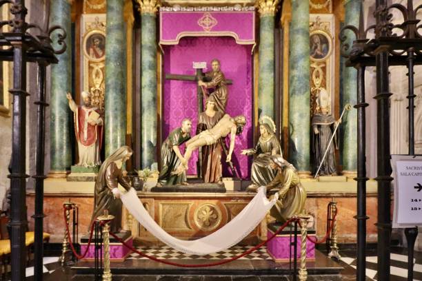 istock Christ descended from the cross 1330537151