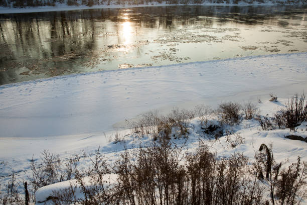 istock frozen lake in winter cold weather 1330538279