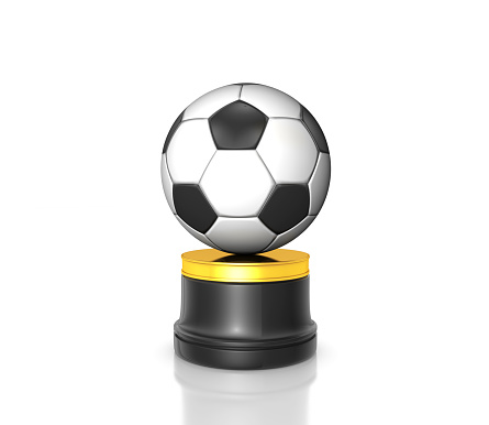 3D soccer ball with Mexico team flag