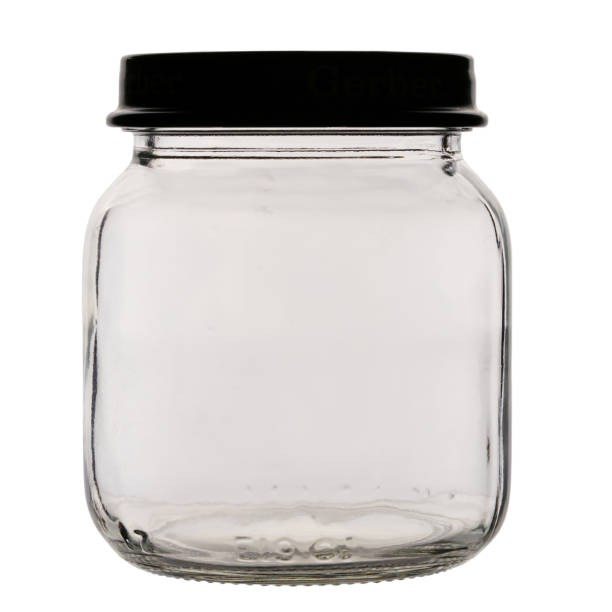istock Empty jar with cap. Food preservation concept. 1330540738
