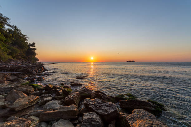 istock Sunrise near Fichoza beach 1330541765