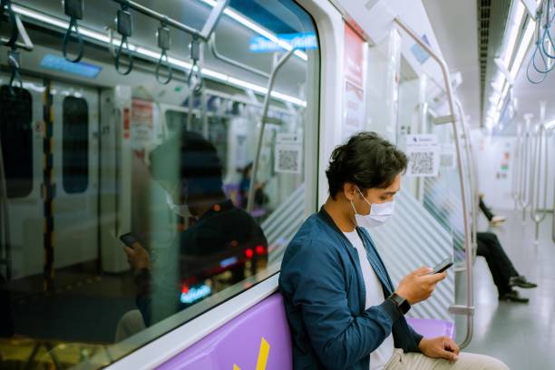 istock Communication of a person in travel. Using the mobile application. 1330544306