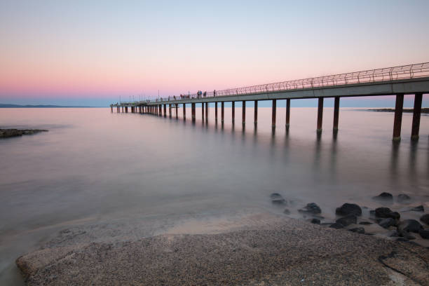 istock Lorne Pier at Sunset in Victoria Australia 1330545803