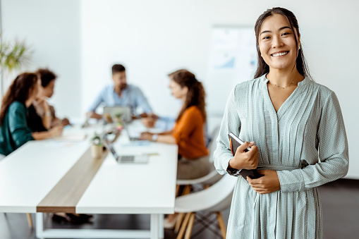 Hacer negocios con una sonrisa photo