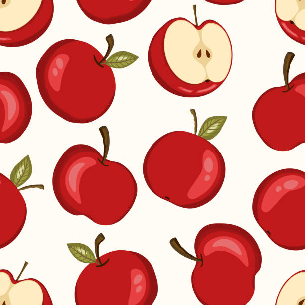 Red Apple Pattern Background 7,300+ Red Apple Pattern Stock Illustrations, Royalty-Free Vector ...