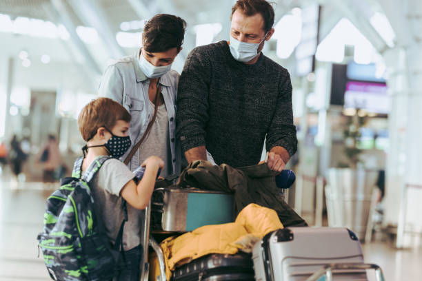 istock Family flying back home 1330555851
