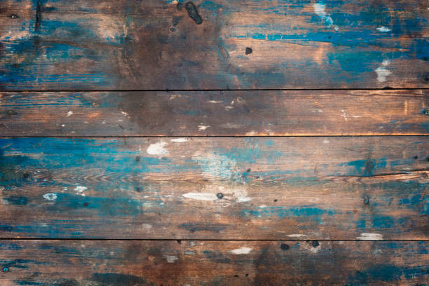 istock Natural aged and painted wood texture background 1330558176