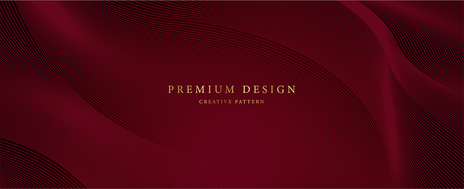 Vector horizontal template for business banner, formal invitation, luxury voucher, prestigious gift certificate