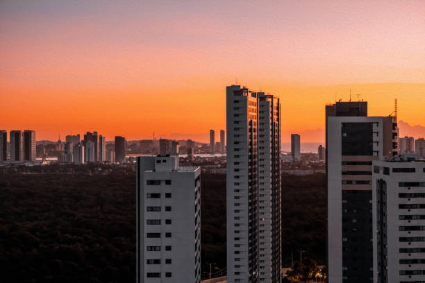 istock Boa Viagem residencial district in the morning 1330564913