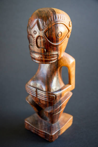 istock traditional wooden Polynesian tiki from Marquesas Islands 1330565748
