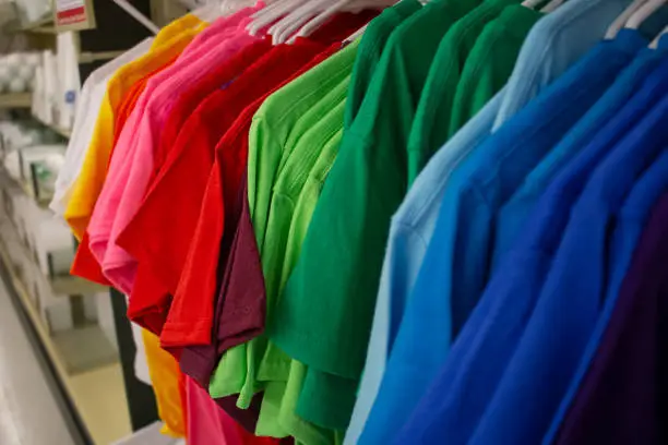 Photo of rainbow tshirts