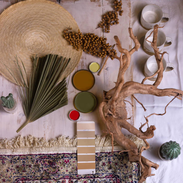 istock Color palette mood board for interior design and decor 1330570640
