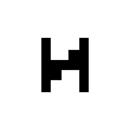 Letter H solid Logo