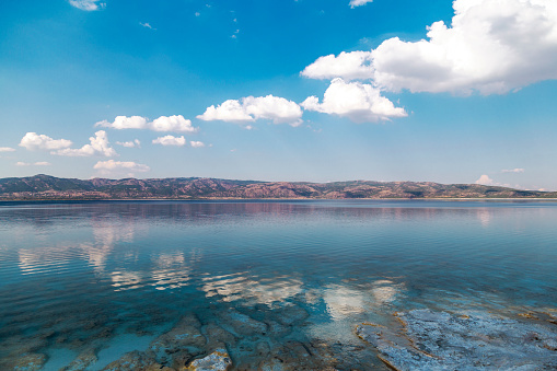 Turkey. Salda Lake white sand