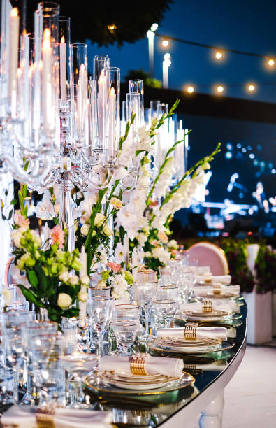 istock wedding decorations. decoration for weddings and parties. festive table setting. 1330580356