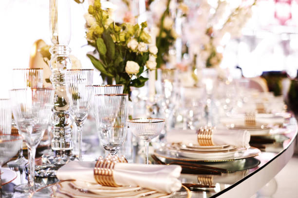 istock wedding decorations. decoration for weddings and parties. festive table setting. 1330580459