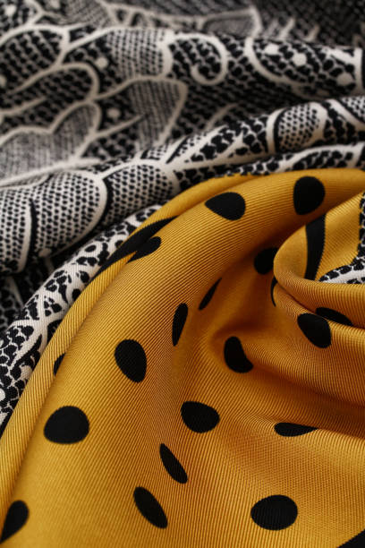 istock Detail handmade scarf shawl, close up. 1330588686