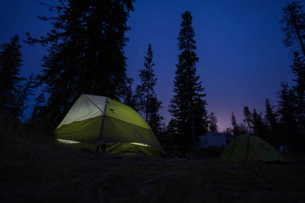 istock Camping in the Canadian Rockies 1330596120
