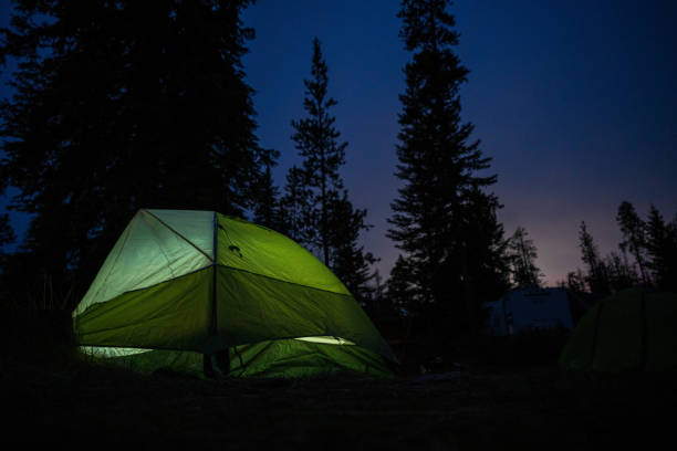 istock Camping in the Canadian Rockies 1330596131