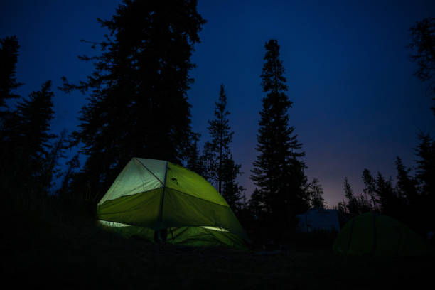 istock Camping in the Canadian Rockies 1330596139