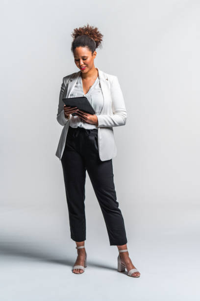 istock Attractive Mixed Race Businesswoman 1330596332