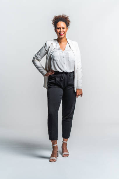Confident Mixed Race Woman