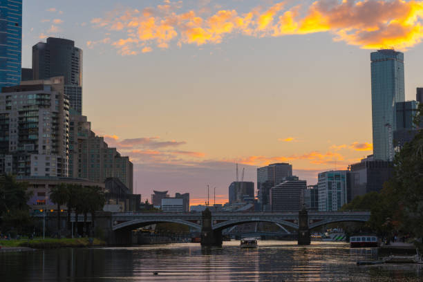 istock Melbourne City Sunset Evening, Victoria, Australia 1330600161