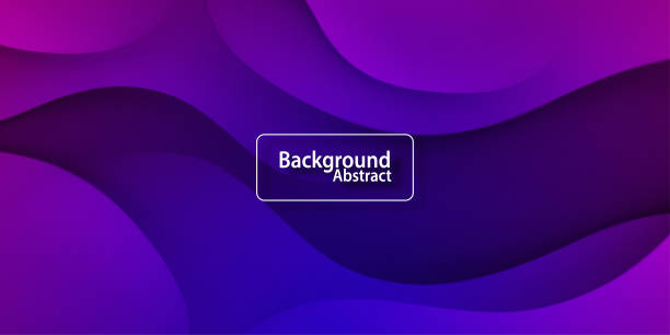 illustrazioni stock, clip art, cartoni animati e icone di tendenza di sfondo morbido astratto e design curva - backgrounds purple abstract softness