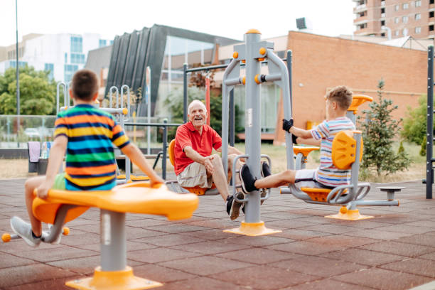 istock Outdoor gym 1330603329
