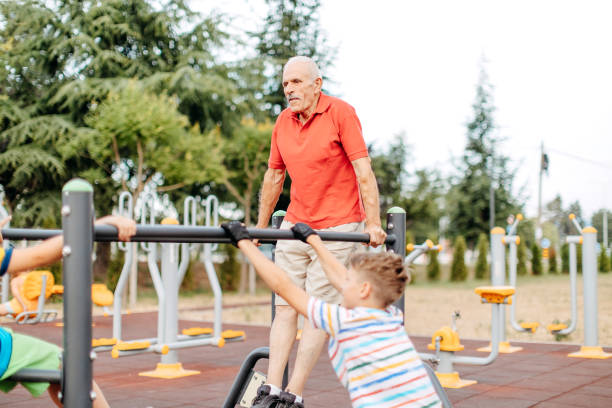 istock Outdoor gym 1330603463
